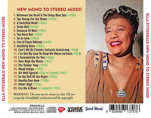 ELLA FITZGERALD NEW MONO TO STEREO MIXES