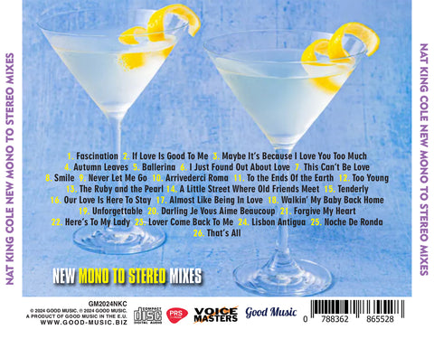 NAT KING COLE NEW MONO TO STEREO MIXES