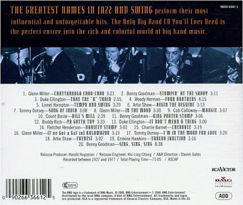 "THE ONLY BIG BAND CD YOU'LL EVER NEED"