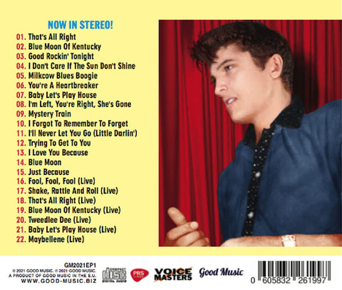 ELVIS THE SUN SESSIONS IN STEREO PLUS LIVE BONUS TRACKS (New Mono to stereo mixes)
