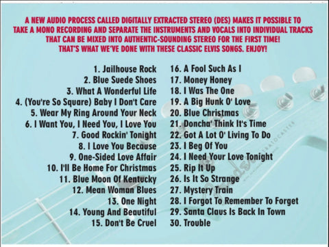 4 NEW ELVIS MONO-TO-STEREO CDs!
