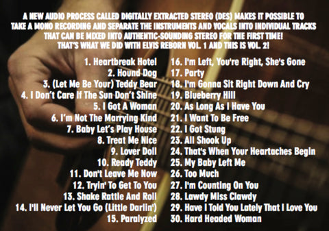 ELVIS REBORN VOL. 2: MORE MONO TO STEREO MIXES