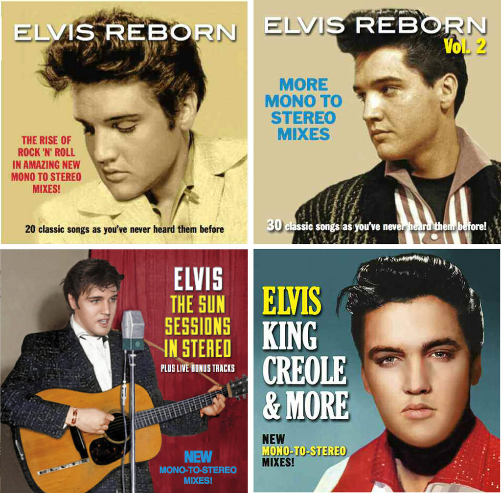 4 NEW ELVIS MONO-TO-STEREO CDs!