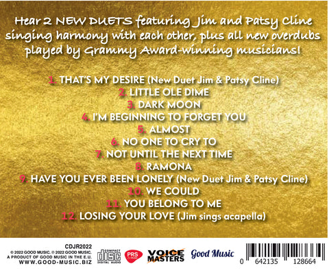 JIM REEVES REIMAGINED (Includes 2 NEW duets with Patsy Cline!)