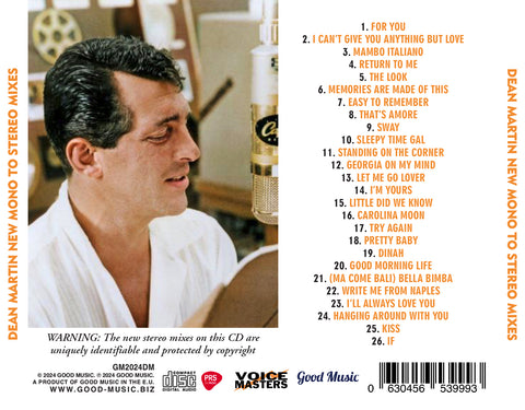 DEAN MARTIN NEW MONO TO STEREO MIXES