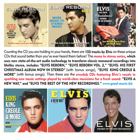 ELVIS THE SUN SESSIONS IN STEREO PLUS LIVE BONUS TRACKS (New Mono to stereo mixes)