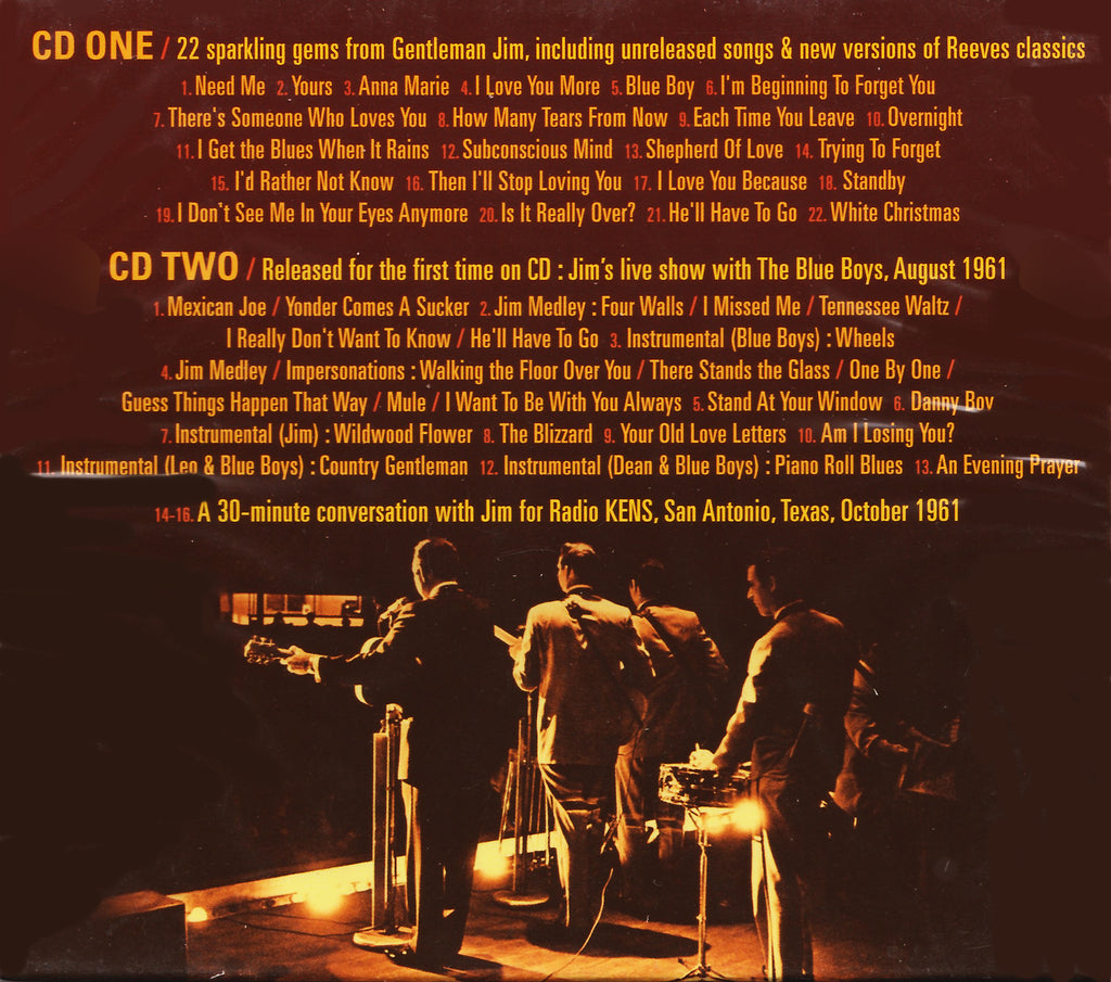 Jim Reeves 2cd JIM REEVES THERE'S SOMEONE WHO LOVES YOU (2 CD set) – Good Music Store
